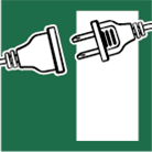 Serviceteam Guse Reparaturservice - Technik Potsdam - Service & Werkstatt - Wir reparieren fast alles, was einen Stecker hat. - Icon Stecker ohne Kabel